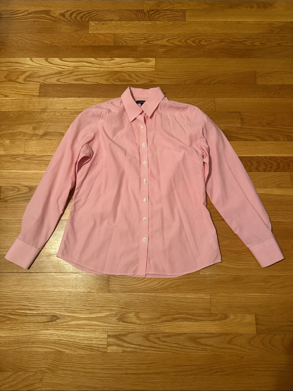 Lands' End Pink Women's Button-Down Shirt